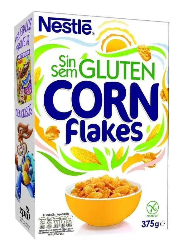 Nestlé Cereales Corn Flakes Sin Gluten 375 gr