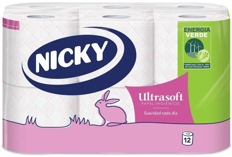 Nicky Papel Ultrasoft 2C 16,8M 12 Rol