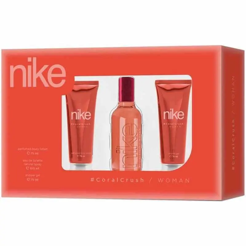 NIKE Estuche Coral Crush Woman Vapo 100 Ml + Body Lotion 75 Ml + Gel Baño 75 Ml
