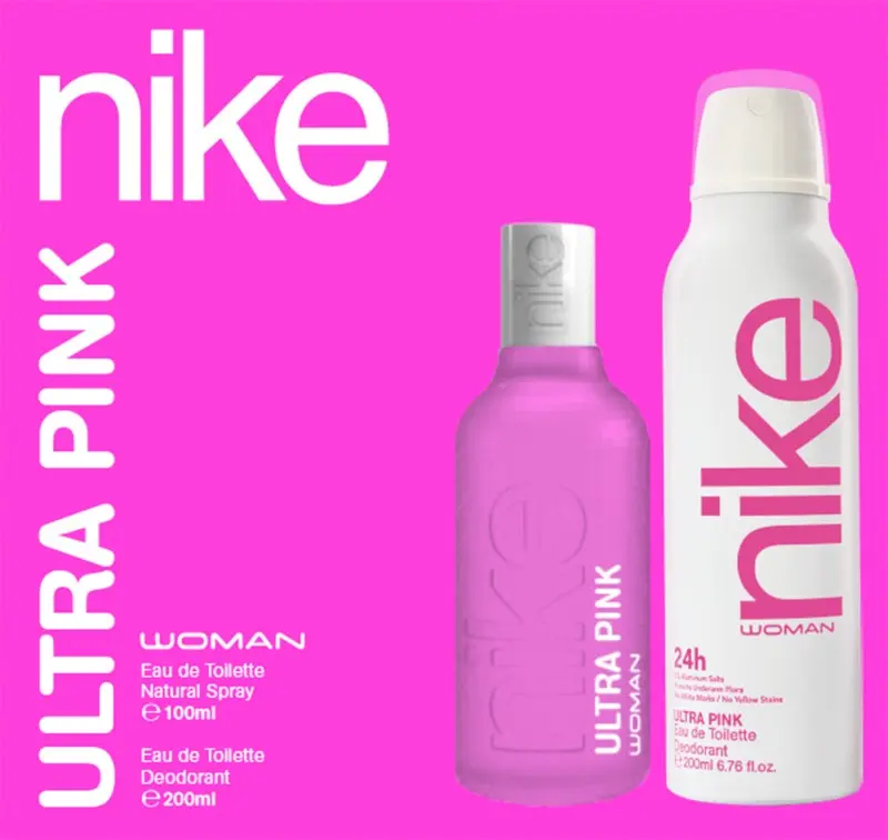Nike Ultra Pink Estuche Eau de Toilette 100 ml + Desodorante 200 ml