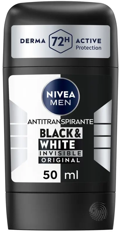 Nivea Men Black & White Invisible Original Antitranspirante 50 ml
