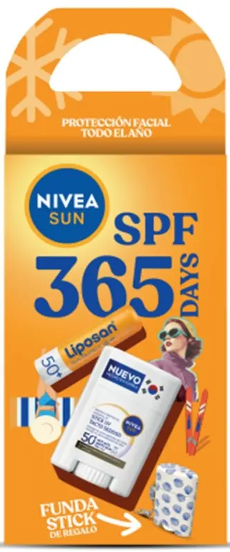 NIVEA Pack Solar Facial Stick Facial 15 ml + Liposan SPF 50