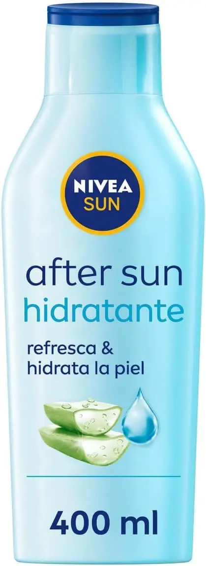 NIVEA SUN After Sun Loción Hidratante 400ml - Cuidado Calmante con Aloe Vera