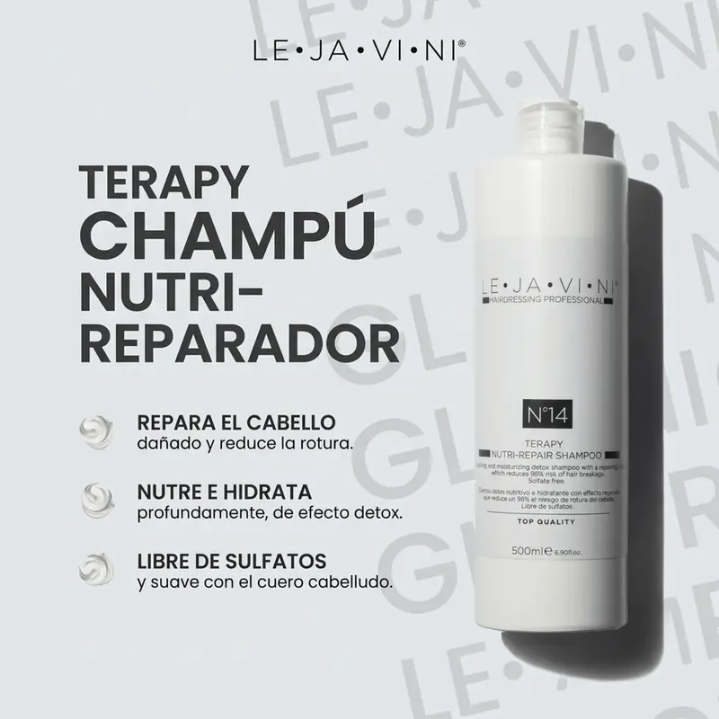 Nº 14 TERAPY NUTRI-REPAIR SHAMPOO 250ml + REGALO