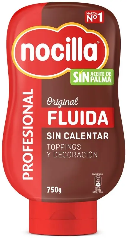 Nocilla Crema De Cacao Original Boca Bajo 750G - Sabor Irresistible y Práctico Formato