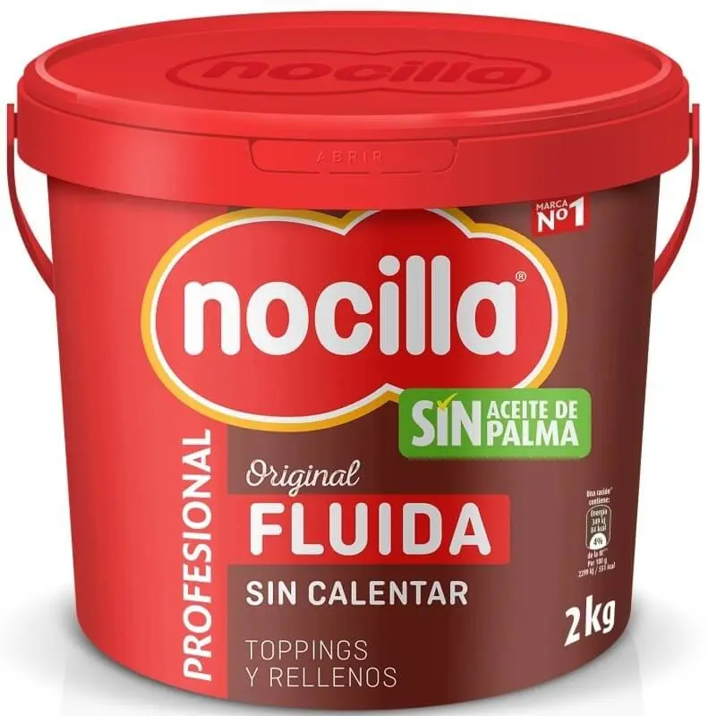 Nocilla Profesional Fluida Original 2 Kg - La Crema de Cacao Perfecta para Hostelería