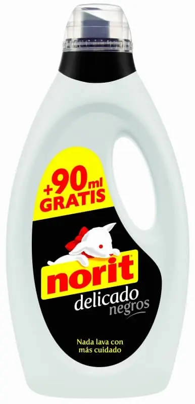 Norit Delicado Negros Detergente Líquido 35D 1215 ml