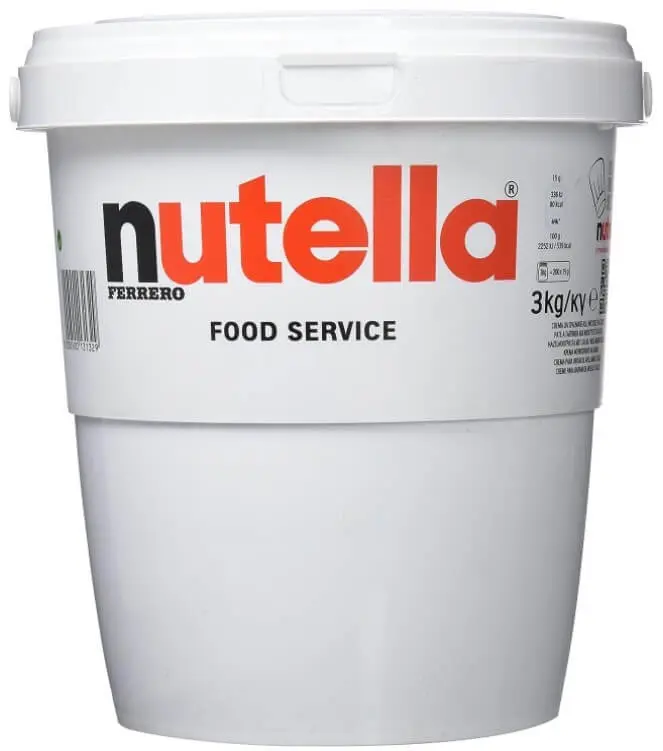 Nutella Crema de Avellanas 3 kg - El Auténtico Sabor de Nutella en Formato Profesional