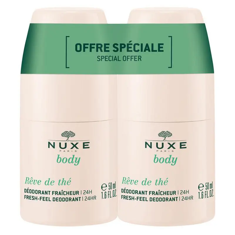 Nuxe body reve de the desodorante 2x50ml