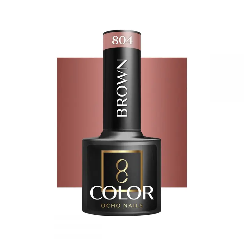 Ocho Nails esmalte semipermanente 804 brown