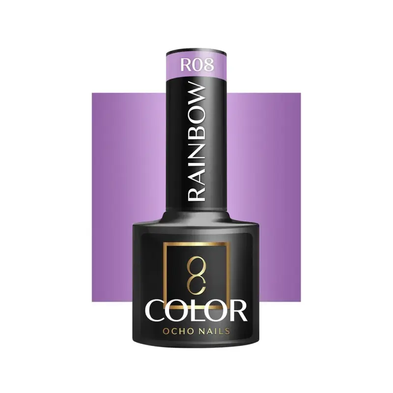 Ocho Nails esmalte semipermanente R08 rainbow
