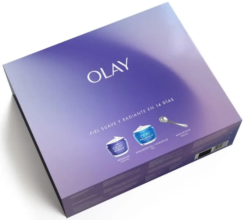 Olay Estuche Hyaluronico c Retinol + Roll