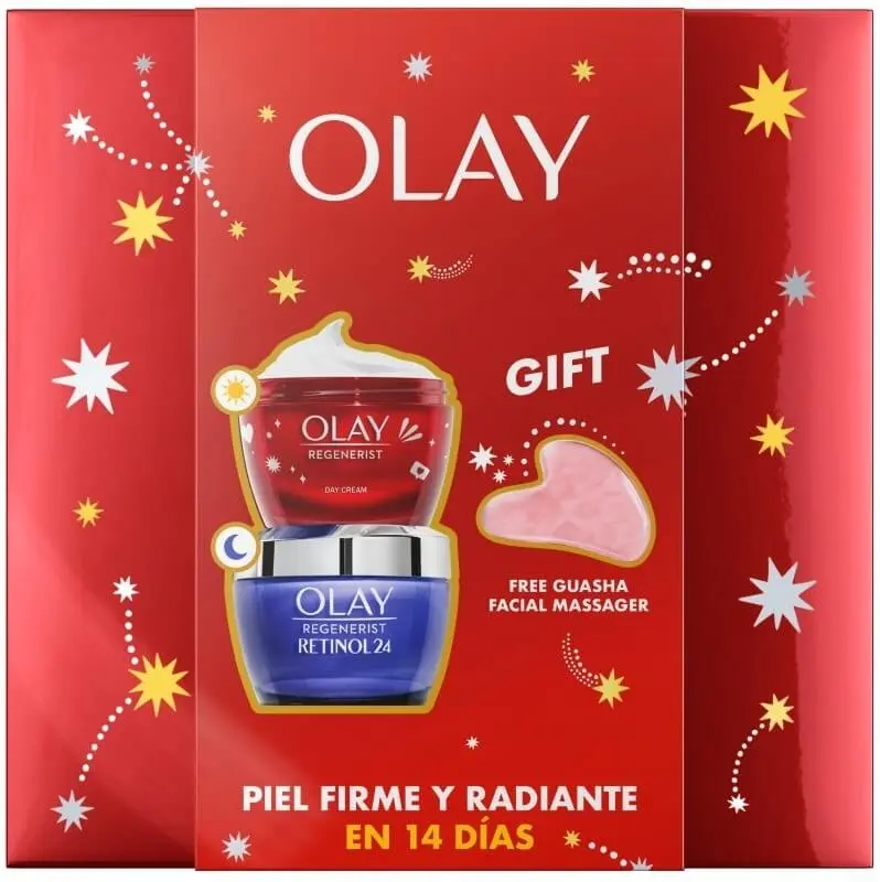 Olay Estuche Regenerist 50 ml + Regenerist Retinol Noche 50 ml + Masage