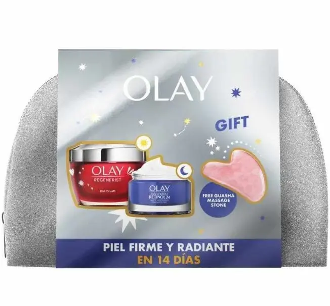 Olay Neceser Regenerist Dia 50 ml + Retinol Noche 15 ml + Masage