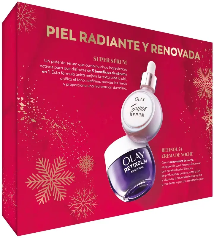 Olay Retinol24 & Super Serum Pack Crema de Noche 50 ml + Sérum 30 ml