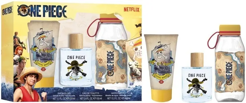 One Piece Estuche Vapo 100 Ml + Gel De Ducha 150 Ml + Botella De Agua