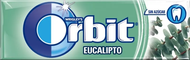 Orbit Chicle Sin Azúcar Eucaliptus 30 Unidades