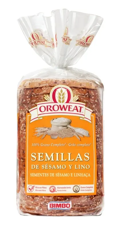Oroweat Pan Semillas de Sésamo y Lino 500G