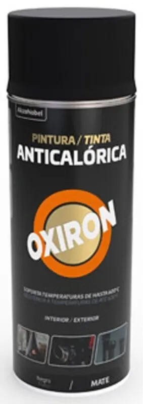 Oxiron Anticalórica Pintura Negro Mate 400Ml