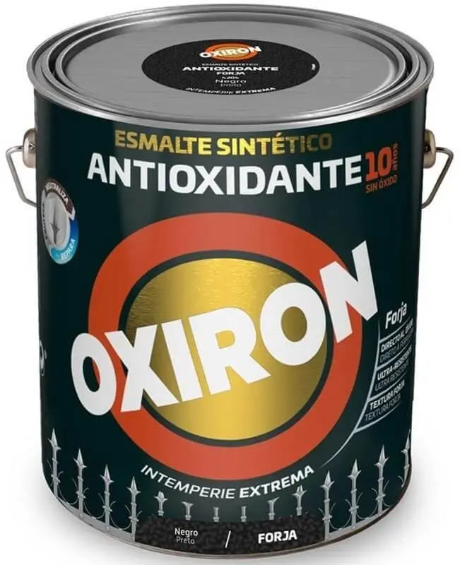 Oxiron Antioxidante Esmalte Sintético Forja Negro 250 Ml