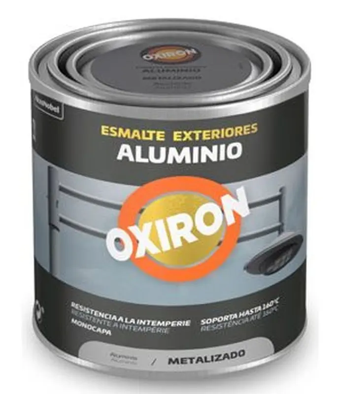 Oxiron Esmalte Antioxidante para Exteriores Aluminio 250 ml