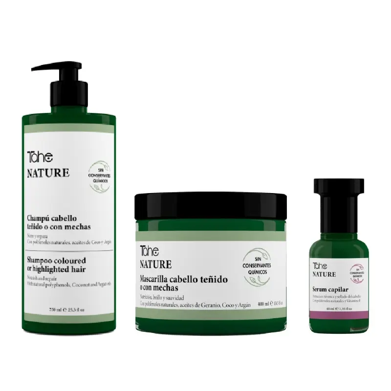 Pack Completo Cabello Teñido O Mechas Nature Tahe