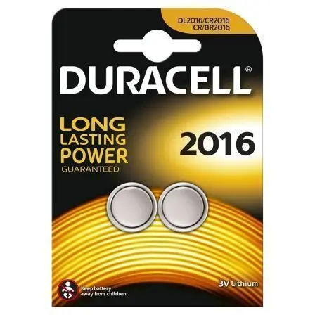 Pack de 2 Pilas de Botón Duracell DL2016B2 3V