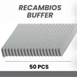 Pack de 50 Buffer de 95x25x5 mm