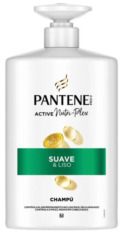 Pantene Active Nutri-Plex Champú Suave & Liso 1000 ml
