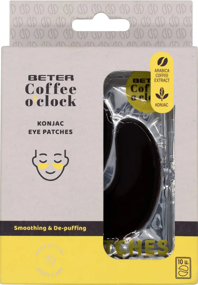 Parches Contorno de Ojos Coffee O'clock - Konjac y Café Arábica - 10 pares