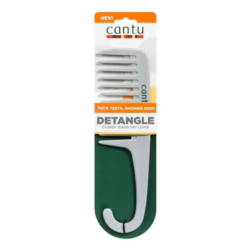 Peine Resistente Cantu Desenredante - Dientes Anchos para Cabello Rizado y Afro