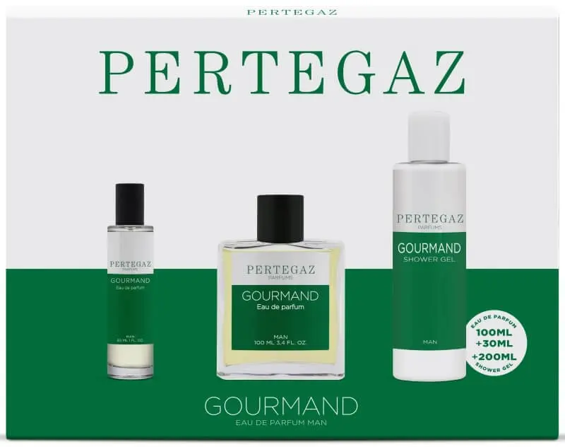 Pertegaz Estuche Gourdmand Vapo 100 ml + 30 ml + Gel De Baño 200 ml