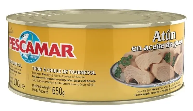 Pescamar Atún en Aceite de Girasol RO-900