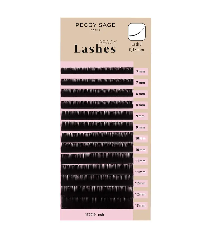Pestaña a pestaña - colocación de extensiones - distintos largos