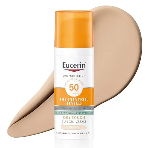 PHB Sun Protection Oil Control Dry Touch Gel-Crema SPF50+ Tono Light 50ml