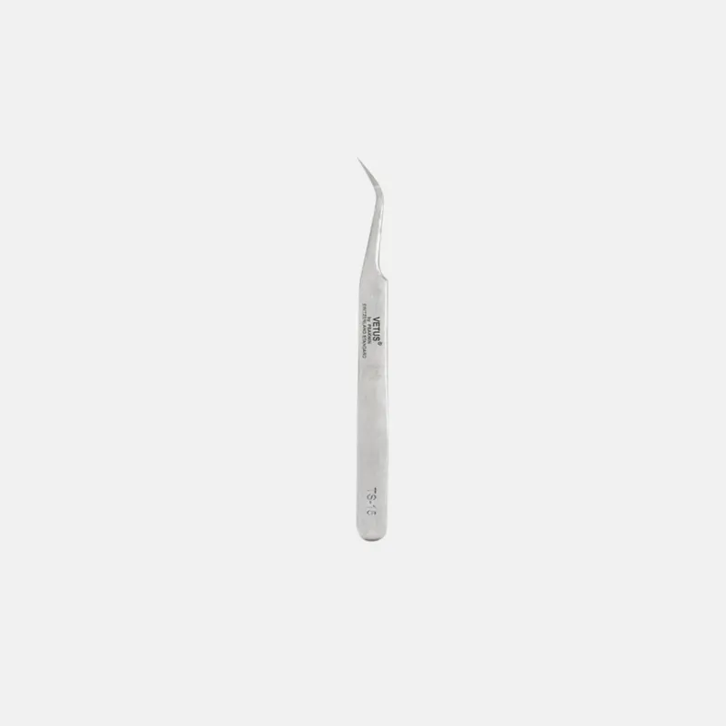 Pinza curva TS-15 para Extensiones de Pestañas