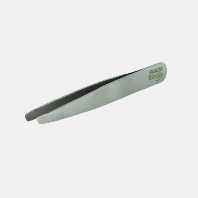 Pinza depilación cejas oblicua Acero Solingen - Pollié