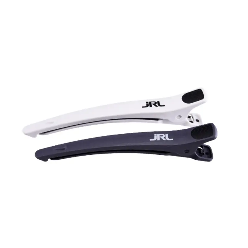 Pinza Pato JRL plástico color negro y blanco pack 6 unidades