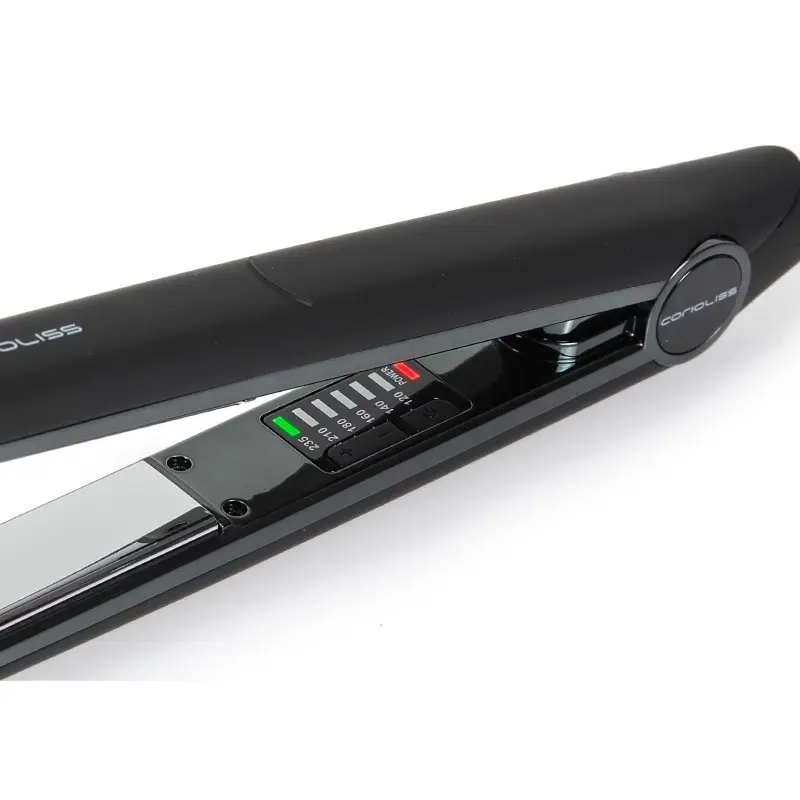 Plancha de Pelo C1 Black Chrome Soft Touch Corioliss
