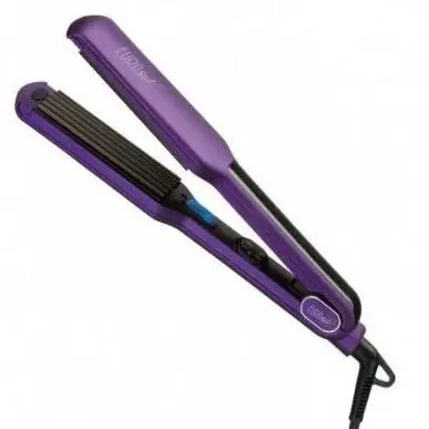 Plancha profesional Eurostil 3 placas intercambiables lila