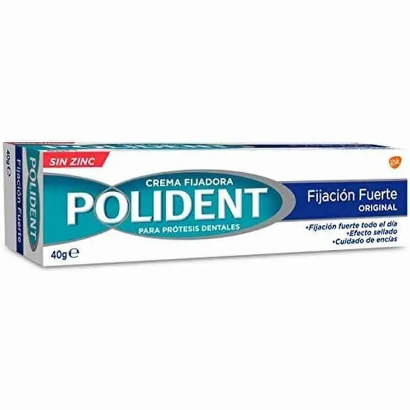 Polident Crema Adhesiva Para Prótesis Dentales 40 Ml