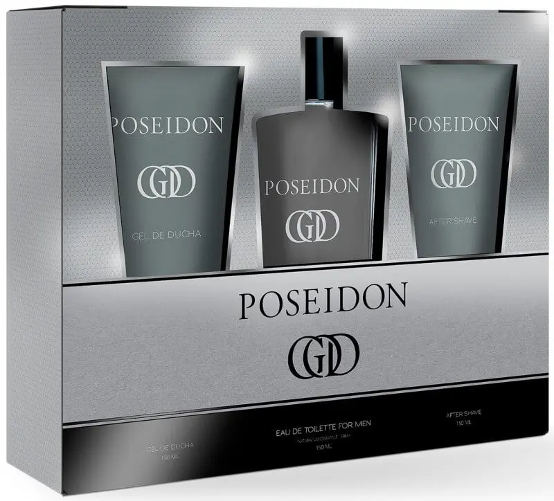 Poseidon Estuche God Vapo 150 ml + Gel De Baño 150 ml + After Shave 150 ml