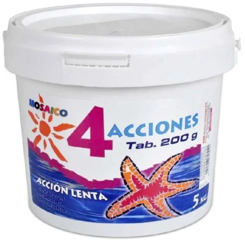 PQS Mosaico 4 Acciones Tab 200 Gr 5 Kg