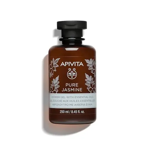 PURE JASMINE Gel de Baño Apivita - Aceite Esencial de Jazmín y Propóleo 250ml