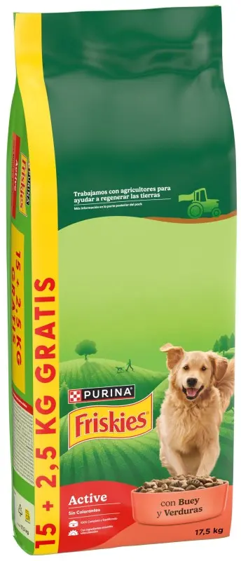 Purina Friskies Active Alimento Seco para Perros 17,5 kg