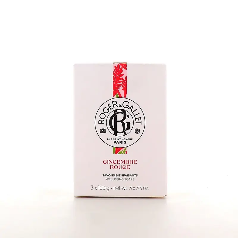 R&g gingembre rouge savon 3x100g