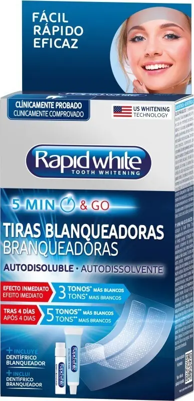 Rapid White Tiras Blanqueadoras