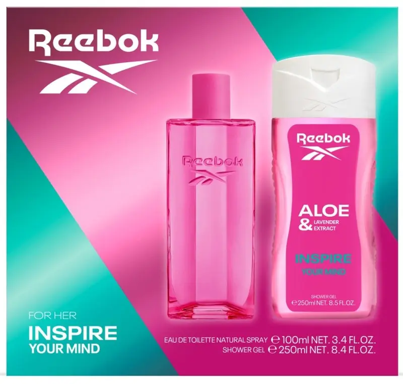 Reebok Inspire Your Mind For Her Estuche de Regalo 100 ml + 250 ml