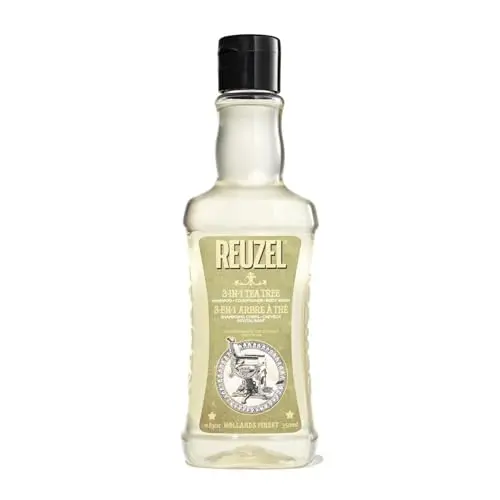 Reuzel 3-In-1 Tea Tree Shampoo - Limpieza y cuidado capilar 350ml