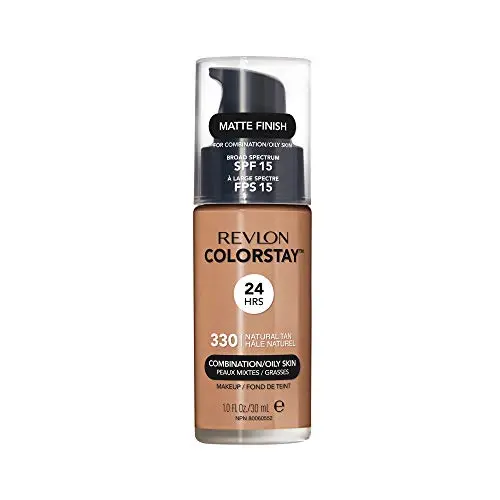 Revlon ColorStay Foundation #330 Natural Tan - Piel Combinada/Grasa SPF 15